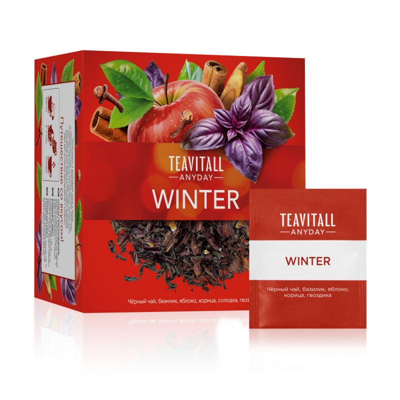 Чайный напиток TeaVitall Anyday &laquo;Winter&raquo;, 38 фильтр-пакетов