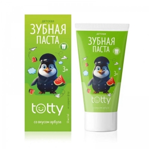 Детская зубная паста TOTTY со вкусом арбуза 3+, 50 мл