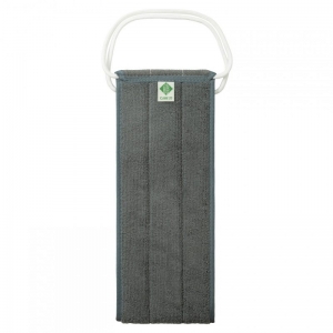 Длинная мочалка-скраб Green Fiber CARE 20, серая